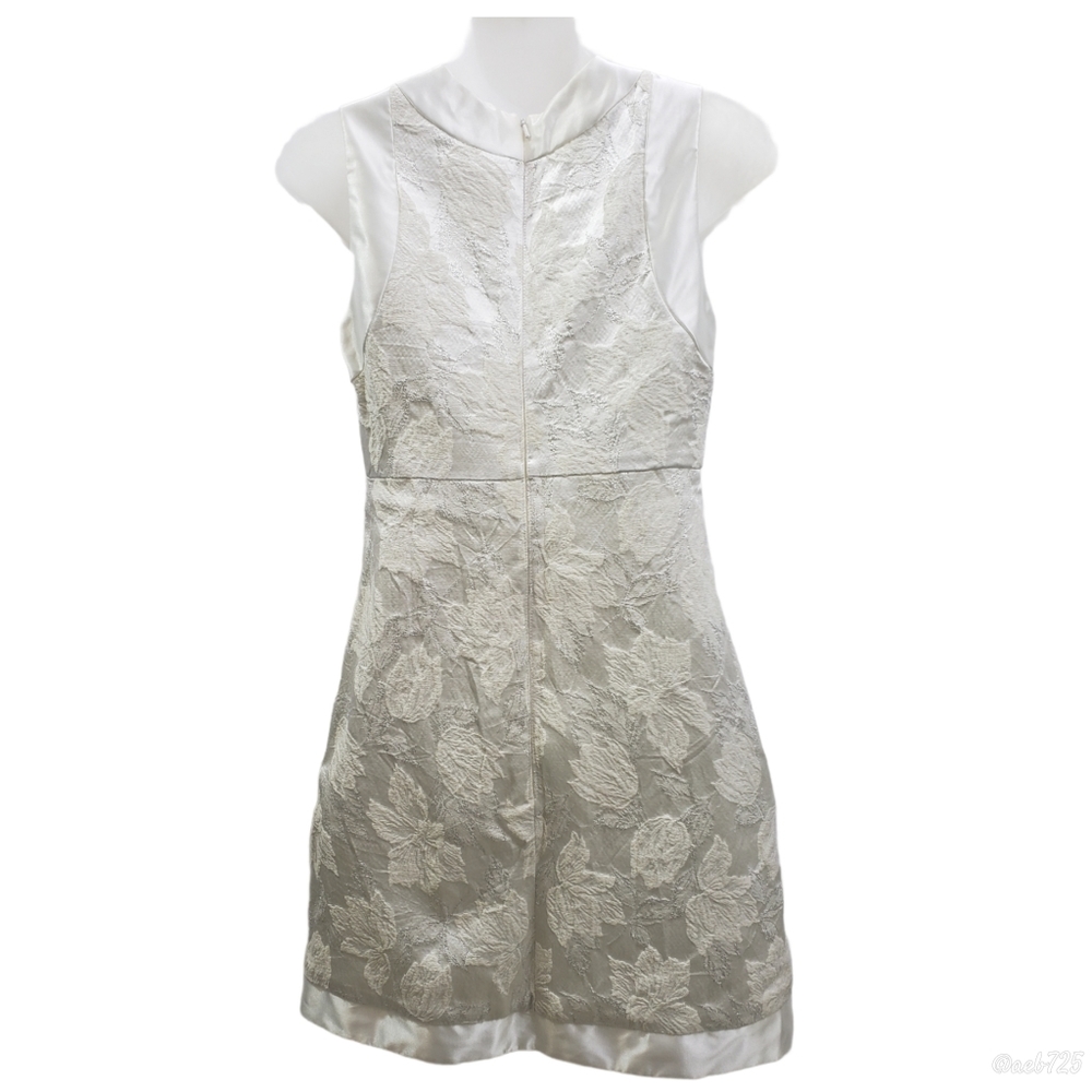 Jessica McClintock Brocade Shift Dress sz. 2 - Picture 3 of 11